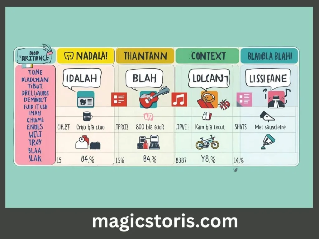 Differences from Similar Words